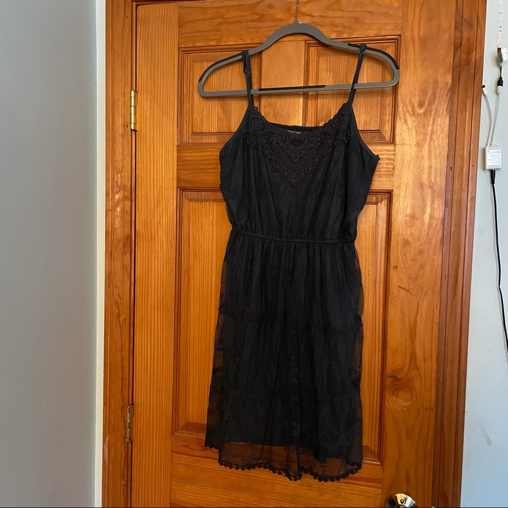 Navy Lace Dress